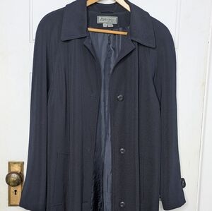 Navy Blue Apropos Dress Coat - Canadian Brand